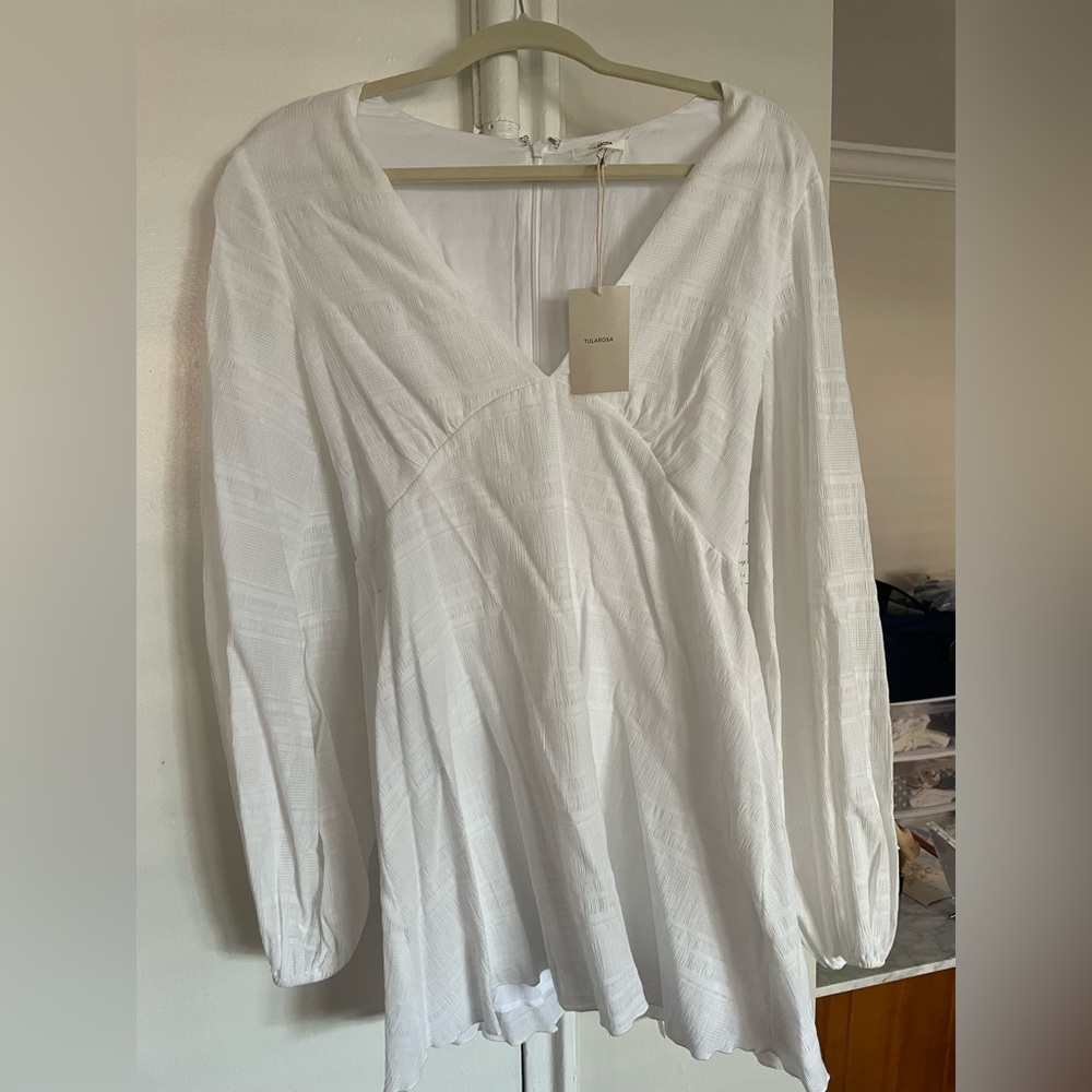 White Tularosa Tunic Dress size M